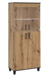 witryna-wysoka-stojaca-do-salonu-80-cm-dab-artisan-presto-p5