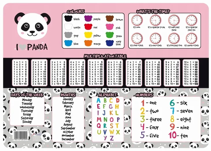podklad-laminowany-a3-panda-stan-nowy