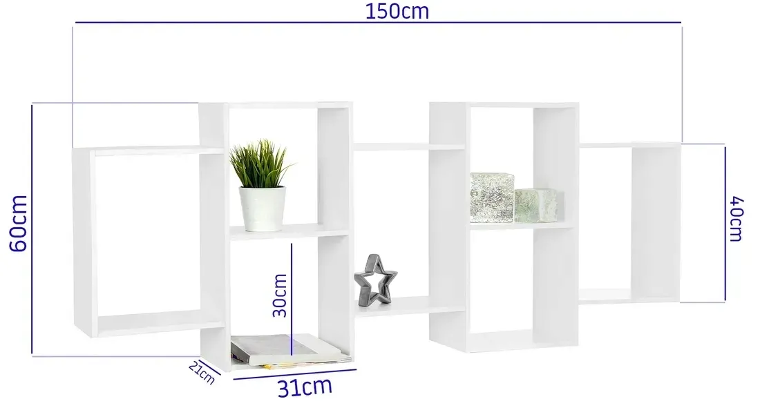 polka-wiszaca-panel-regal-scienny-bialy-white-stan-nowy