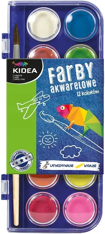 farby-akwarelowe-kidea-12-kolorow-fa12kka