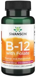 swanson-witamina-b12-1000mcg-kwas-foliowy-250t