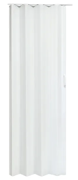 DRZWI HARMONIJKOWE PRZESUWNE PCV BIAŁE 004 90 cm