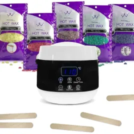 podgrzewacz-wosku-wosk-twardy-5x100g-100-patyczkow-zestaw-do-depilacji