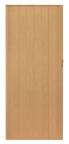 DRZWI HARMONIJKOWE PRZESUWNE JASNY DĄB 004 80 cm