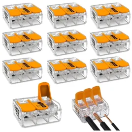 10x-wago-szybkozlaczka-zlaczka-instalacyjna-3x02-4mm2-zestaw-3-zaciskowa