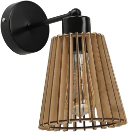 lampa-scienna-kinkiet-loft-edison-drewniana-led