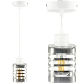 lampa-sufitowa-led-zwis-e27-biala-szklany-kwadrat