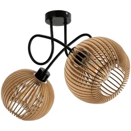 lampa-sufitowa-loft-zawijana-2xe27-drewniana
