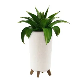 doniczka-okragla-wysoka-na-nozkach-445cm-biala-z-domieszka-drewna-dgtl240w