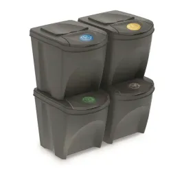 komplet-do-segregacji-smieci-4x25l-szare-kosze