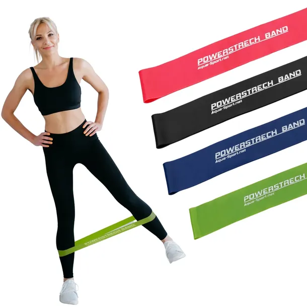 ZESTAW 4 GUM DO ĆWICZEŃ MINI BAND OPOROWYCH TAŚMY