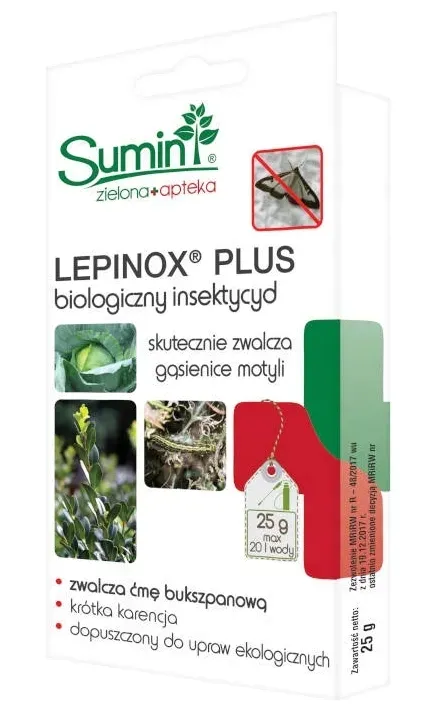 sumin-lepinox-plus-25-g-zwalcza-cme-bukszpanowa-gasienice-stan-nowy
