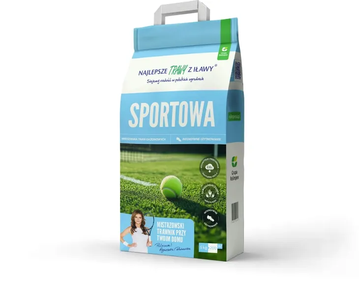 Trawa Sportowa Z Iławy Trawnik Boiskowa 5KG Odporna Na Deptanie Gęsta