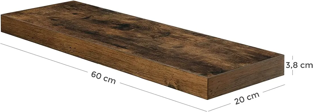 polka-scienna-braz-rustykalna-loft-industrial-stan-nowy