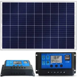 panel-solarny-bateria-sloneczna-regulator-100w
