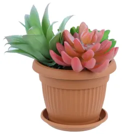 donica-okragla-o11cm-podstawka-komplet-terakota