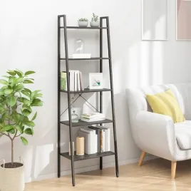 regal-drabina-z-5-polkami-czarny-56x35x174-cm-lu