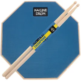 pad-perkusyjny-do-cwiczen-treningowy-ppm300-8-niebieski-paleczki-zestaw