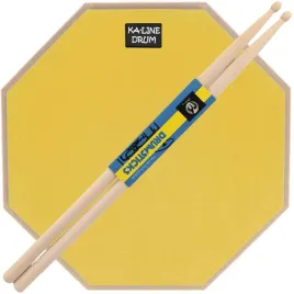 pad-perkusyjny-do-cwiczen-treningowy-ppm100-12-zolty-paleczki-zestaw