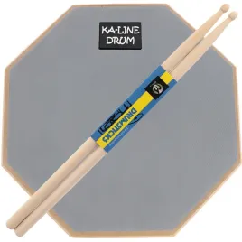 pad-perkusyjny-do-cwiczen-treningowy-ppm300-8-szary-paleczki-zestaw