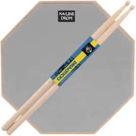 pad-perkusyjny-do-cwiczen-treningowy-ppm100-12-szary-paleczki-zestaw