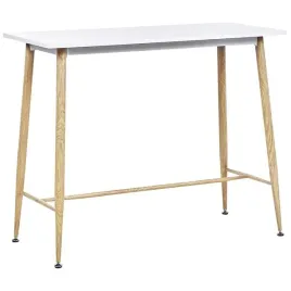 lumarko-stol-barowy-90-x-50-cm-bialy-z-jasnym-drew