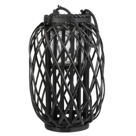 lumarko-lampion-drewniany-40-cm-czarny-mauritius
