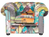 fotel-patchwork-zolty-chesterfield-lumarko-stan-nowy