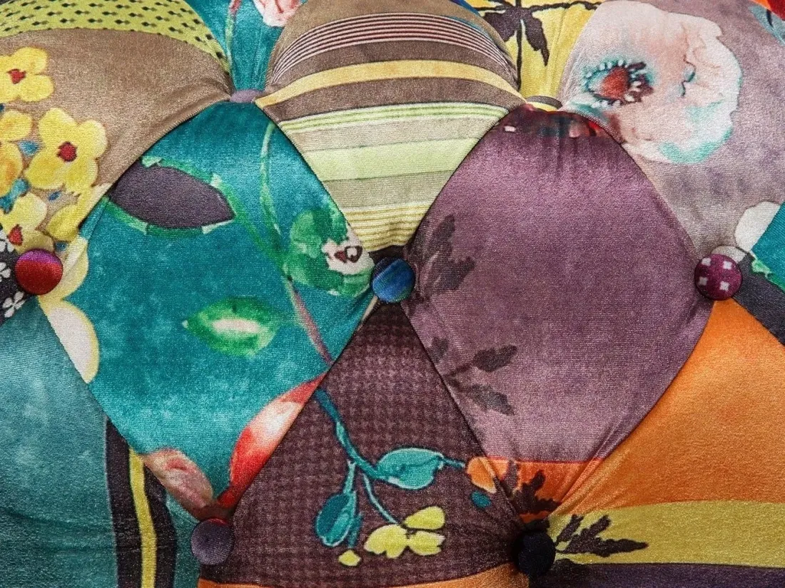 fotel-patchwork-zolty-chesterfield-lumarko-stan-nowy