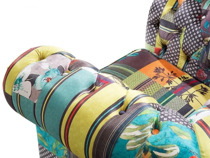 fotel-patchwork-zolty-chesterfield-lumarko-kolor-korpusu-wielokolorowy