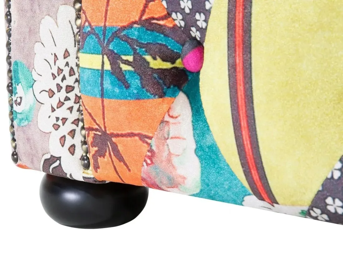 fotel-patchwork-zolty-chesterfield-lumarko-stan-nowy