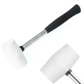 dedra-mlotek-blacharski-gumowy-bialy-310g-na-metalowym-trzonku-13m251