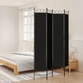 lumarko-parawan-4-panelowy-czarny-160x220-cm-tk