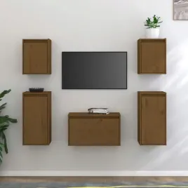 lumarko-szafki-pod-tv-5-szt-miodowy-braz-lite