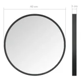lumarko-lustro-scienne-czarne-40-cm-waga-z-opakowaniem-2-12-kg