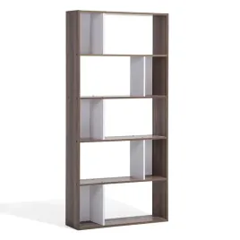 lumarko-regal-ciemne-drewno-z-bialym-orilla