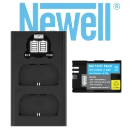 zestaw-ladowarka-dwukanalowa-dl-usb-c-i-akumulator-lp-e6n-do-canon-newell
