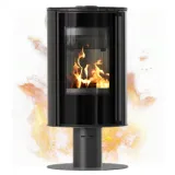 piec-stalowy-kominek-koza-na-nodze-kratki-erik-moc-55-kw-fi150-ekoprojekt-stan-nowy