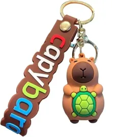 brelok-do-kluczy-zawieszka-do-torby-breloczek-kapibara-capybara-zolw-zielon