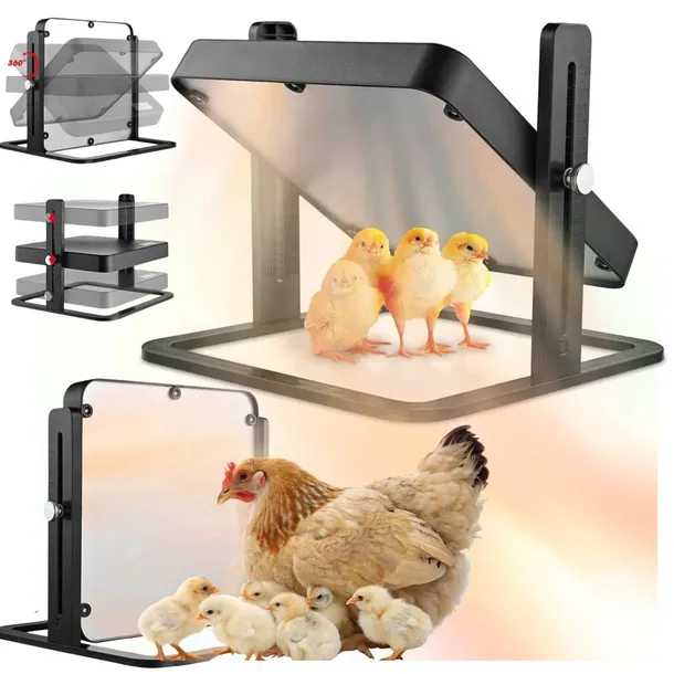 LAMPA GRZEWCZA DLA KURCZĄT OGRZEWACZ ZWIERZĄT SZTUCZNA KWOKA INKUBATOR