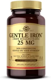 solgar-gentle-iron-25-mg-lagodny-zwiazek-zelaza-diglicynian-zelaza-180