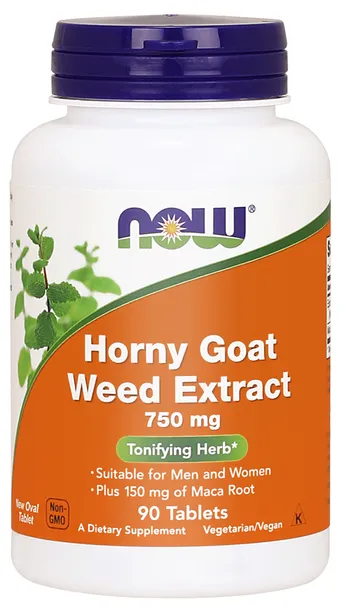 Now Foods Horny Goat 750mg 90t EPIMEDIUM LIBIDO TESTOSTERON