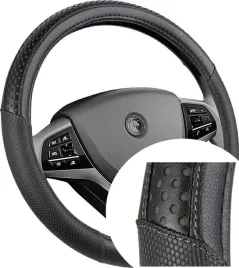 pokrowiec-na-kierownice-luxury-czarno-szary