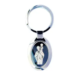 brelok-do-kluczykow-swiety-krzysztof-srebrny