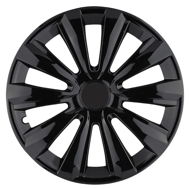 KOŁPAKI DELTA BLACK 15" uniwersalne KPL -(4 SZTUKI)