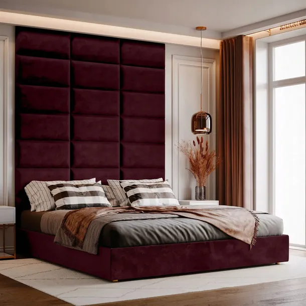 panele-tapicerowane-scienne-wezglowie-3d-60x30-stan-nowy