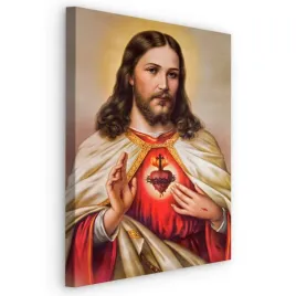 obraz-scienny-jezus-chrystus-serce-3d-ikona-40x60