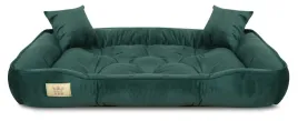 legowisko-dla-psa-kojec-115x95-cm-welur-ciemnozielony