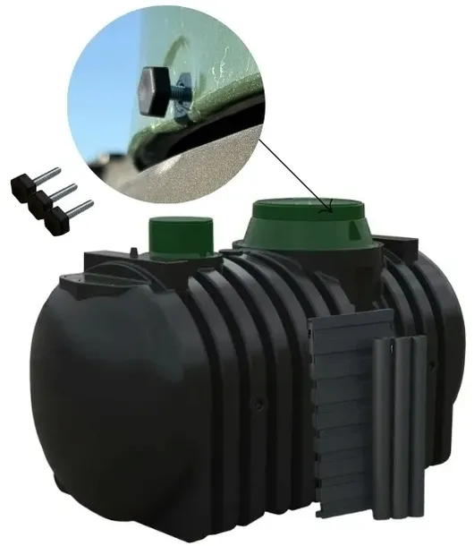 Dwukomorowy Zbiornik,szambo ekologiczne 3000 l