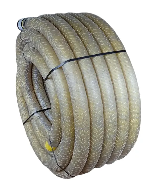 Rura falista drenarska PVC fi 100 z otuliną z geowłókniny.